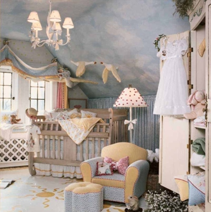 diseño de habitación de bebé habitación de bebé set de cuento de hadas