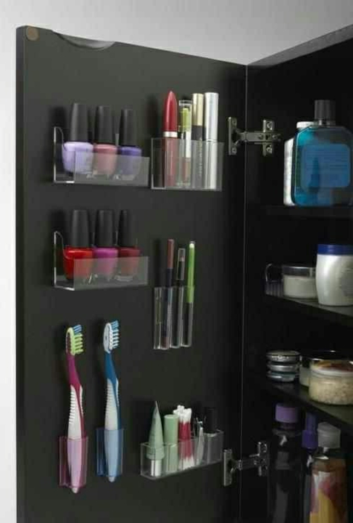 mobilier de baie compact cabinet de cosmetice