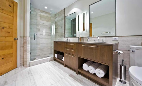 баня дизайн съвременни плоски шкафове за баня
