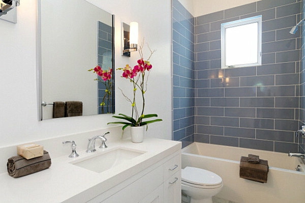 badeværelse oprettet værelse planter orkideer