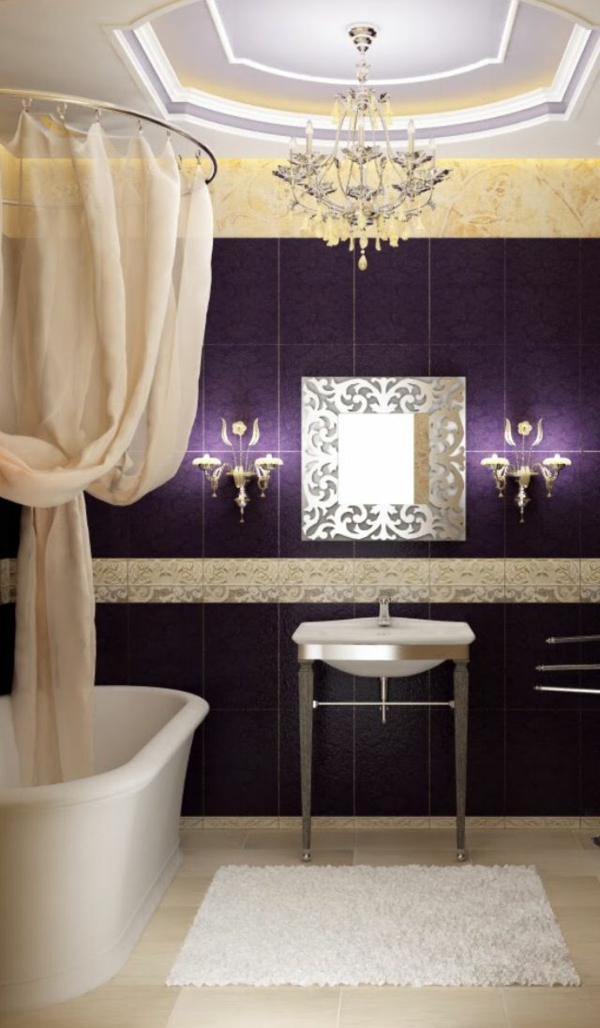 bathroom ideas luxurious bathroom curtain over the bathtub