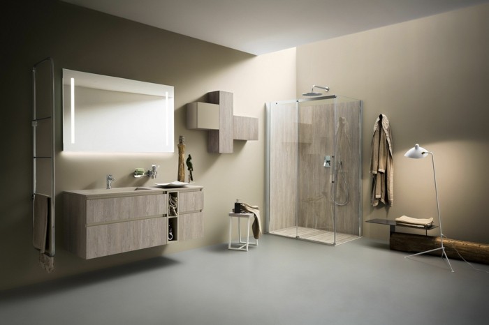 meubles de salle de bain armoires de douche panneau panneaux hpl