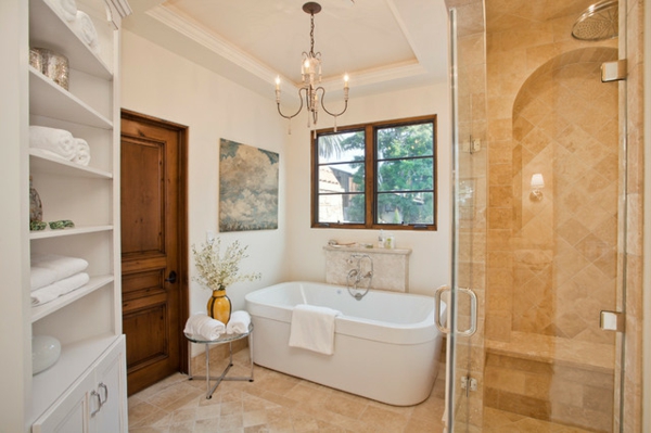 חדר אמבטיה עיצוב אמבטיה אריחים צהוב אגרטל