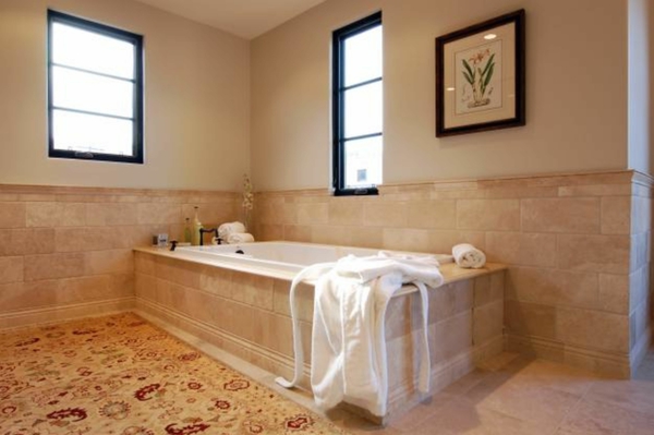 עיצוב אמבטיה עיצוב רעיונות רעיונות שטיח פרסי