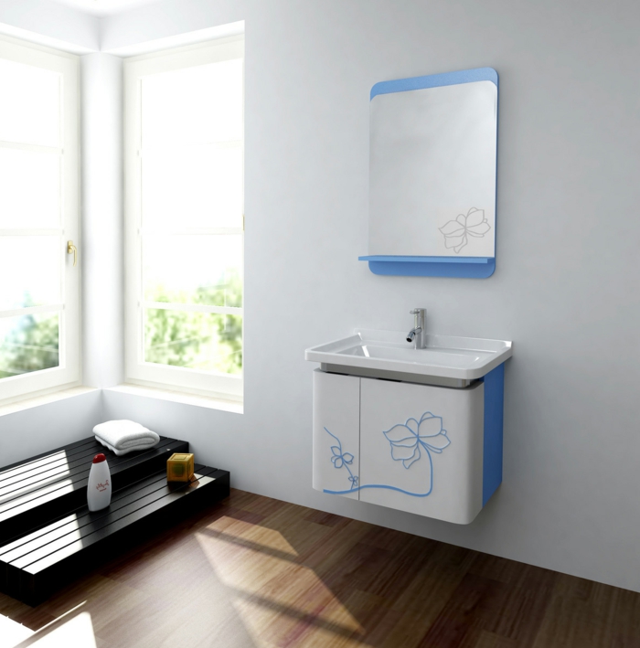 bathroom furniture great sink vanity unit floral element