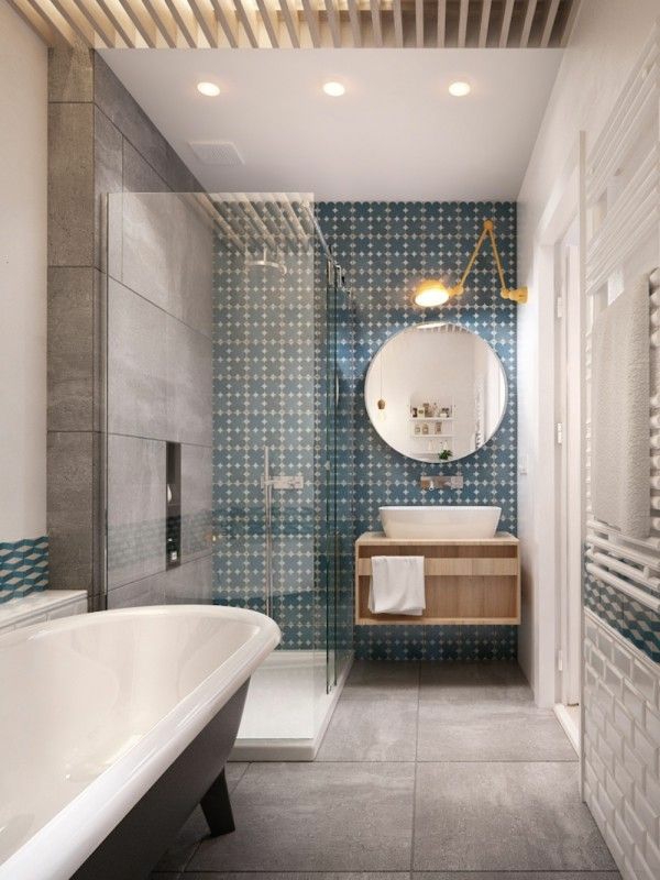 浴室瓷砖瓷砖颜色蓝色瓷砖淋浴