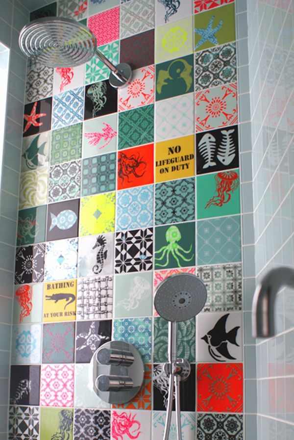 浴室瓷砖瓷砖颜色瓷砖小浴室淋浴房