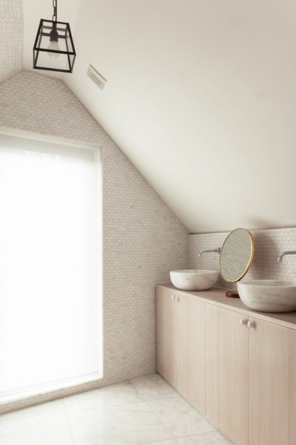 kylpyhuone design ideoita moderni beige sisustus