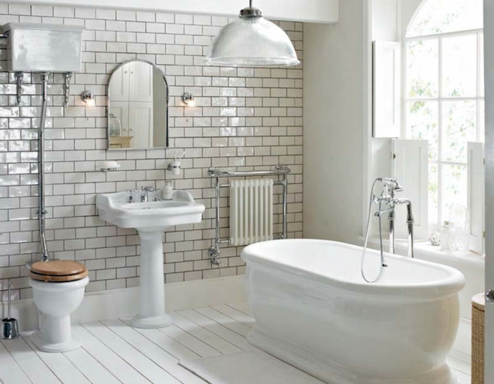 ιδέες μπάνιου μικρό μπανιέρα δωμάτιο λαμπερό πλακάκια τοίχου μπάνιο καθρέφτη