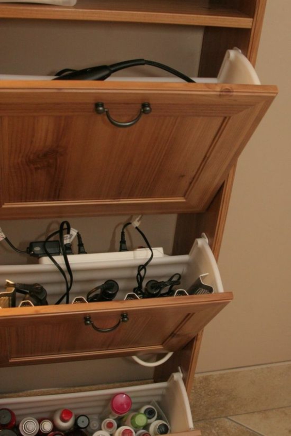 mobilier de baie ikea cabinet din lemn pentru spatiu de depozitare