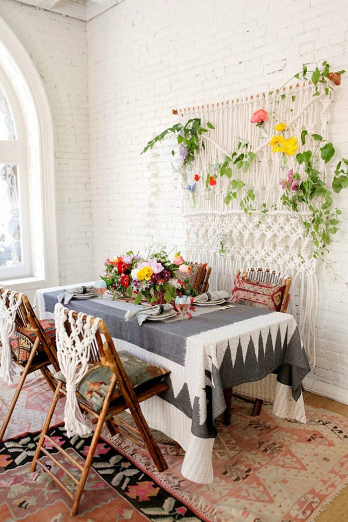 竹装饰竹棒创意家居饰品折叠椅波西米亚风格餐厅