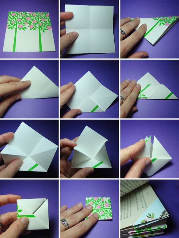 Créer soi-même des signets Faire des idées d'artisanat avec du papier