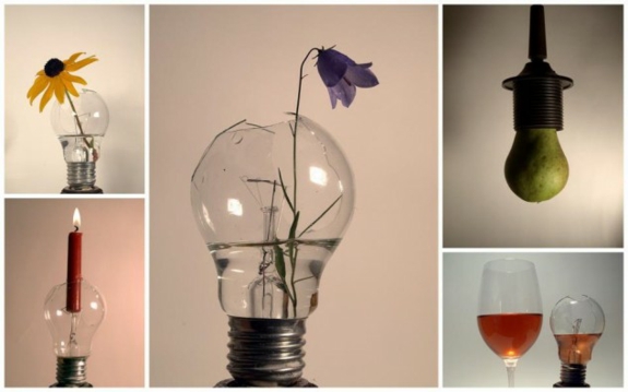 idées d'artisanat pour adulte vieux vase d'ampoule