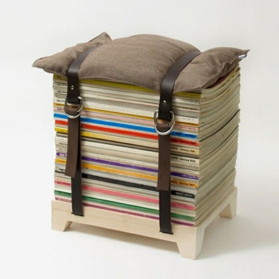 nápady řemesel pro dospělé židle z časopisů