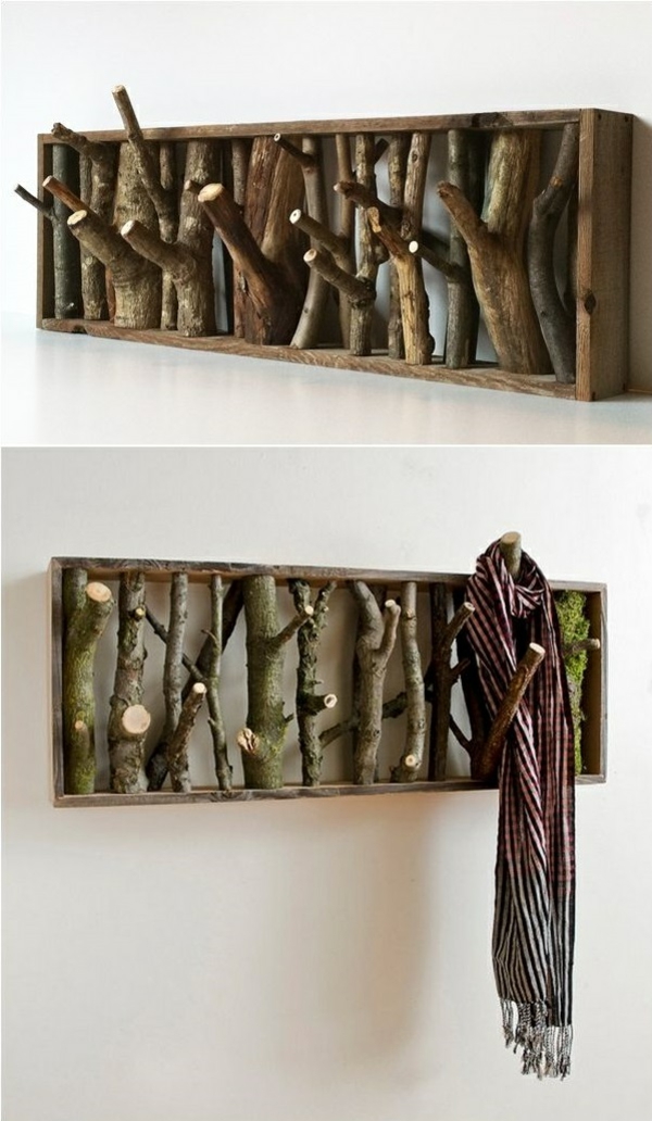 craft ideas coat hooks dressing room build natural wood