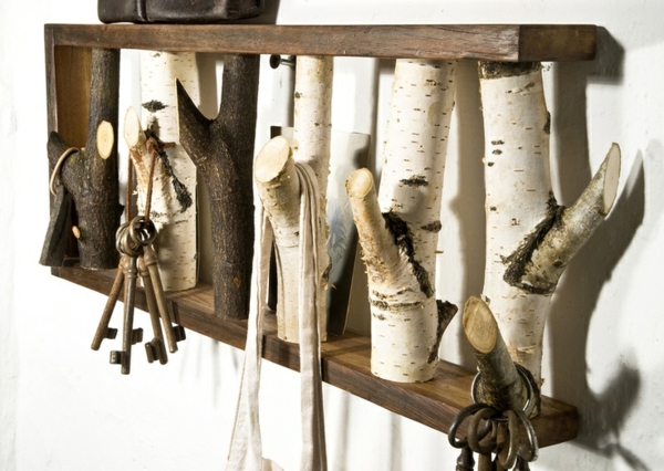 craft ideas coat hooks shelf systems wardrobe self build natural wood