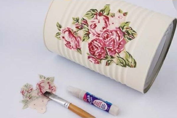 dekorere håndverk ideer med servietter bokser