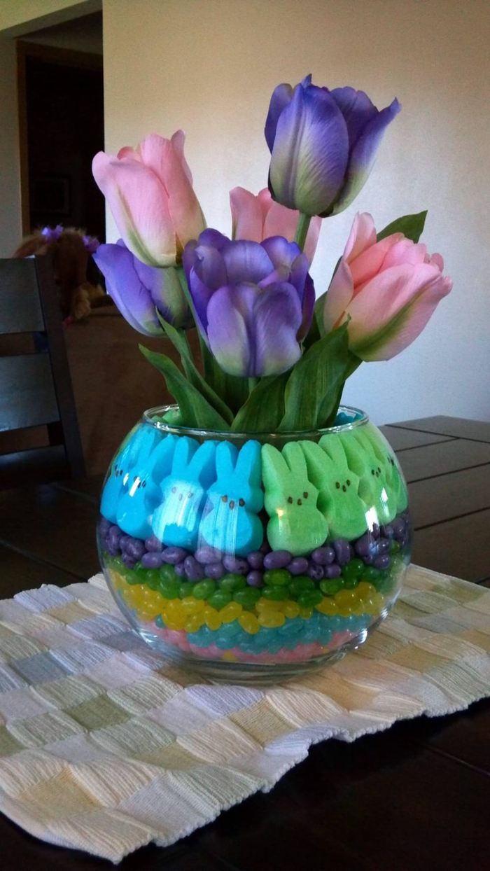 ιδέες τέχνης Πάσχα διακόσμηση λουλουδιών διακοσμήσεις λουλουδιών