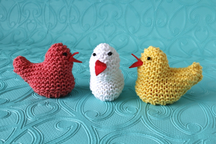 ιδέες τέχνης Πασχαλινές νεοσσοί κοτόπουλου ράβουν αστείες ιδέες διακόσμησης