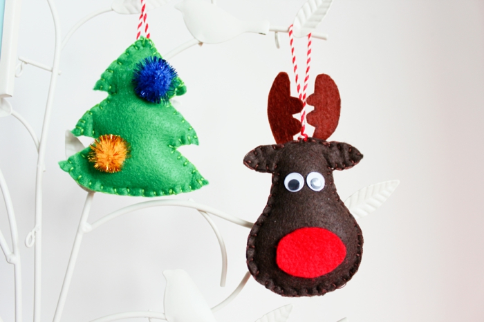 zelf ontwerpen van kerstboom tag naai prachtige deco-ideeën