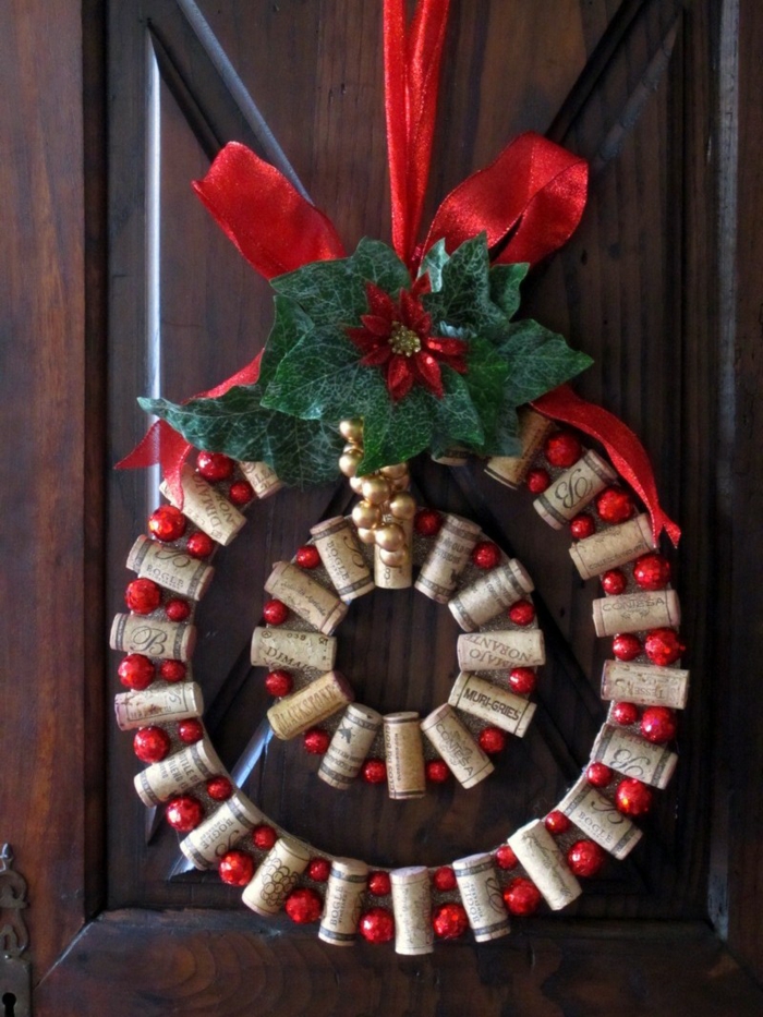 make christmas ideas christmas cork christmas wreath yourself