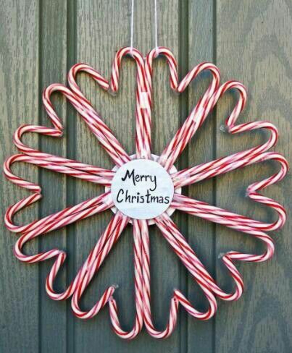 工艺的想法圣诞甜甜圈糖果手杖
