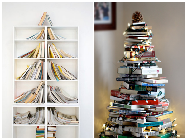 udformning ideer til jul juletræ bøger