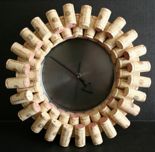 crafts cork armchairs oak wood round mirror frame