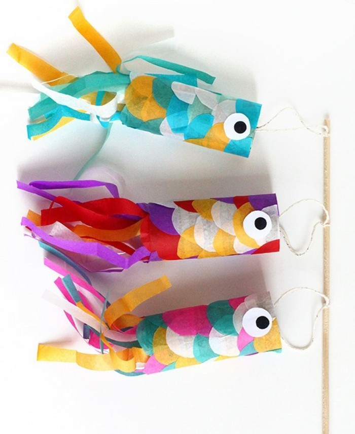 knutselen met papieren handdoeken diy ideeën versieren ideeën met kinderen Aziatisch