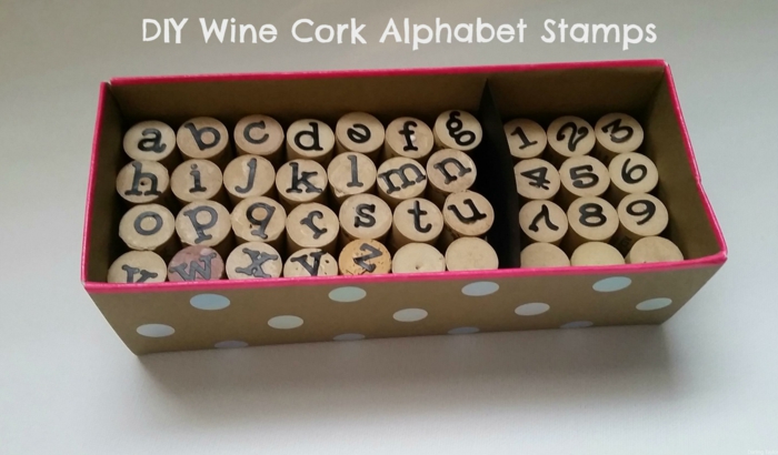 crafting met cork craft ideas deco ideas diy ideas tray van cork wine stamp