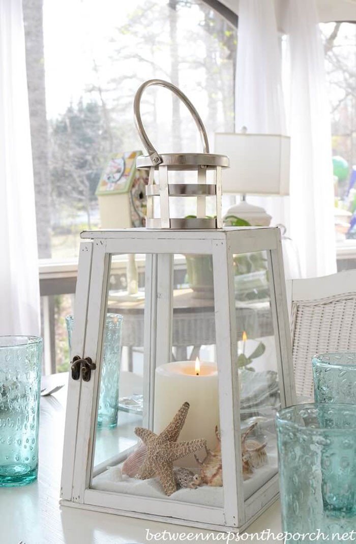 tinker with seashells summer holiday tinker with natural materials diy ideas lantern
