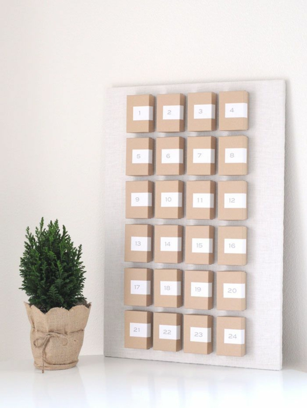 knutselen met papier advent kalender ontwerp je eigen rustieke