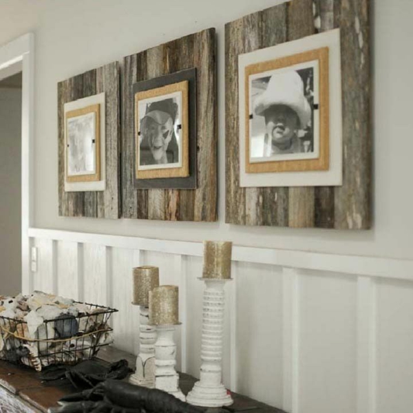 build with palettes picture frame wood diy ideas