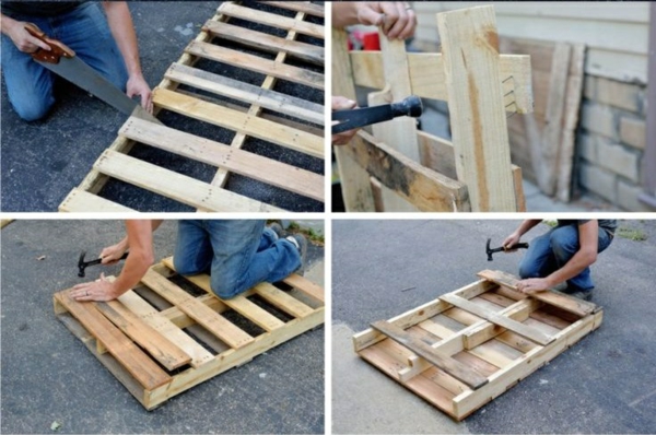 bouwen met pallets materialen gereedschap werkproces
