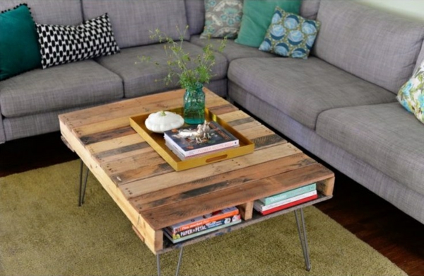 bygge med paletter stue møbler diy sofabord bygge dig selv