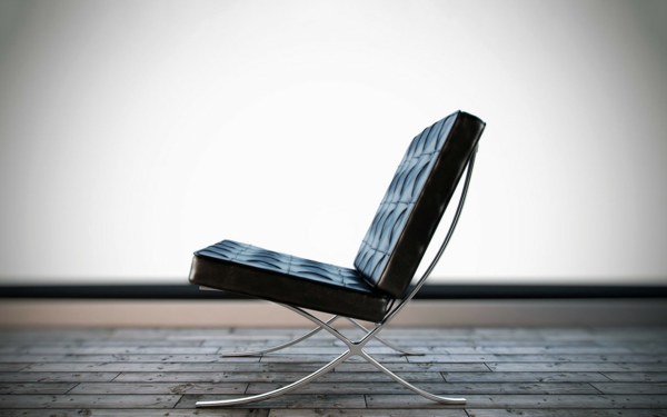 Bauhaus style chair armchair modern design