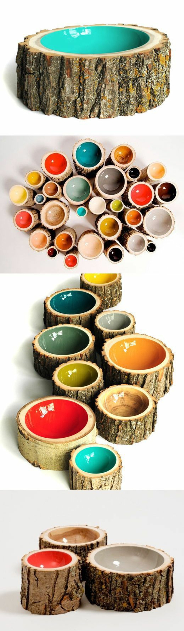 tree trunk decoration diy projects painted