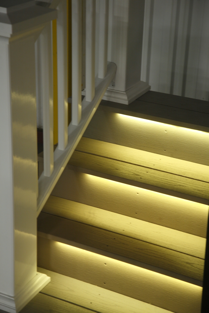 belysning trappe led strip indirekte belysning