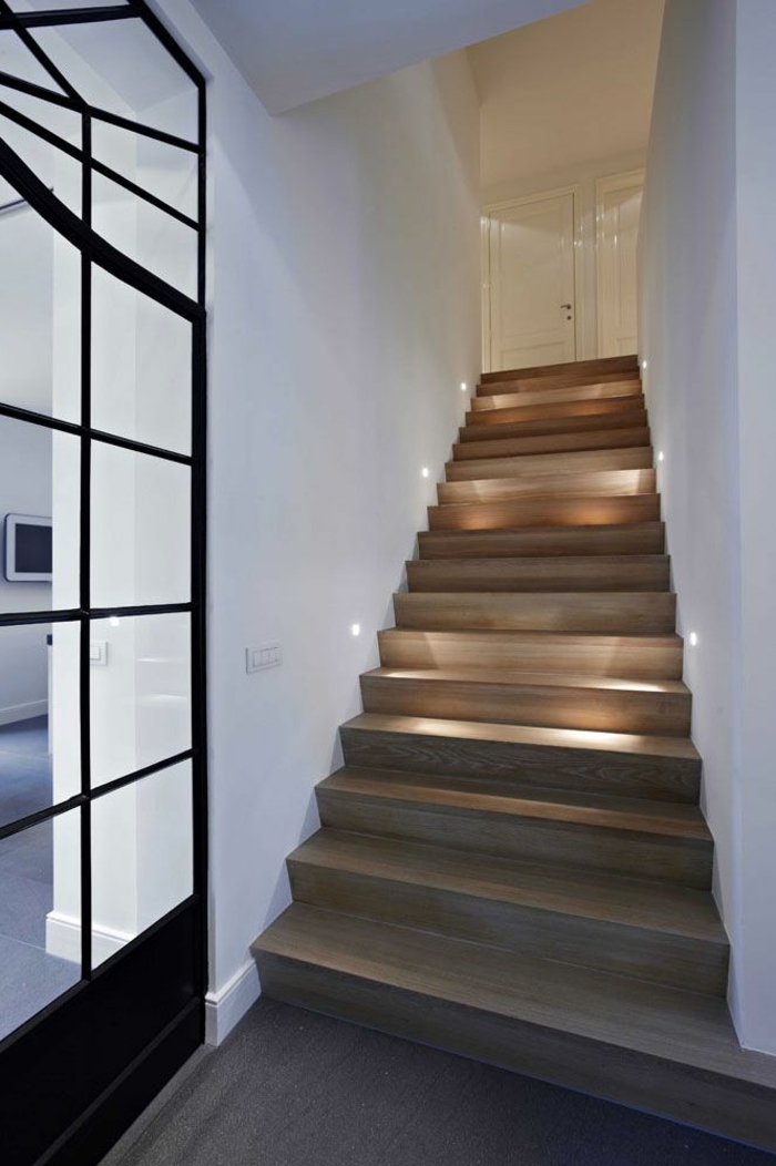 φωτισμός σκάλα σύγχρονο όμορφο σχήμα διάδρομο
