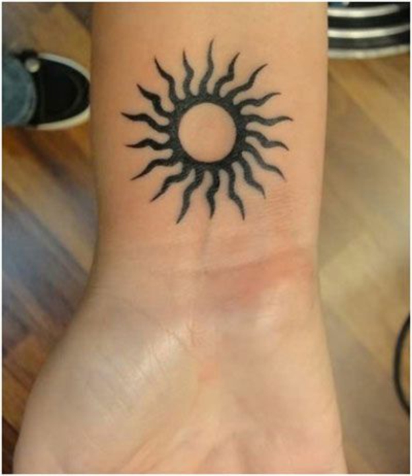 καλύτερο τατουάζ καρπό σχέδια ήλιο