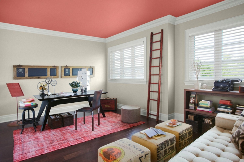 изберете най-добрата стенна боя пресни стени цветове идеи покритие цвят сьомга червено