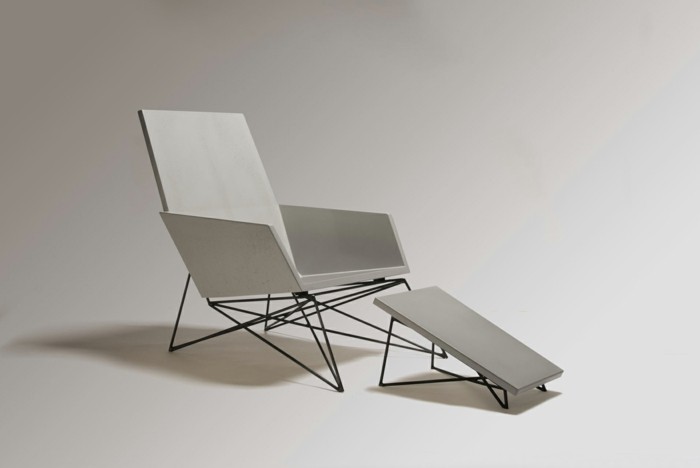 konkrete design betonmøbler selv gør møbler eksempler på lænestole