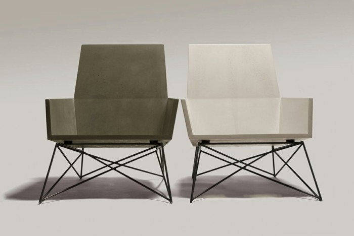 muebles de hormigón de diseño concreto hacen que los ejemplos de muebles butaca2