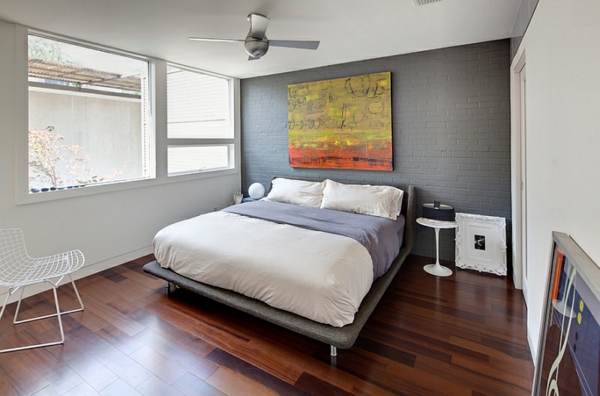 betoni lakka seinä suunnittelu patja makuuhuone täydellinen