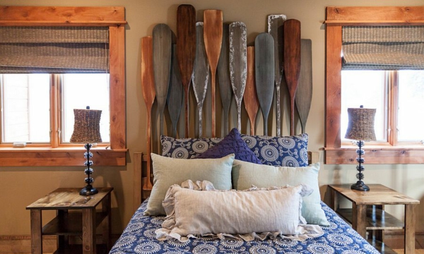 lit tête de lit design hight camp maison bois attrayant