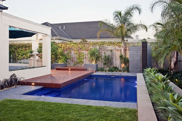 Pictures of pool in the garden nice