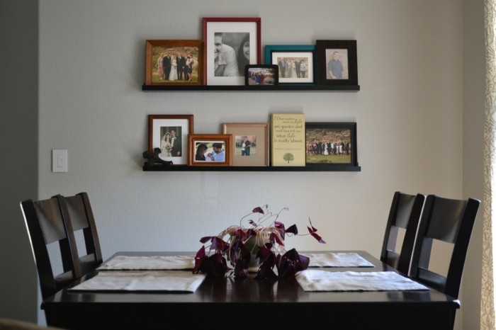 picture wall decoration ideas family photos dining room decorate