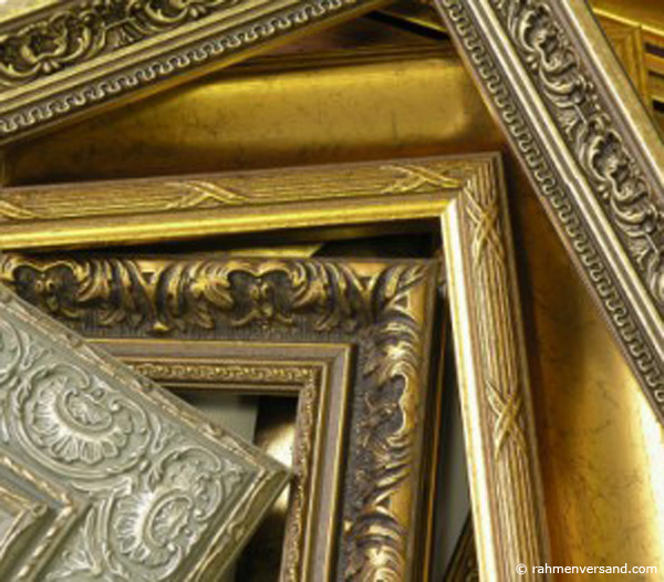 Schilderijen zelf maken gouden barokke lijsten