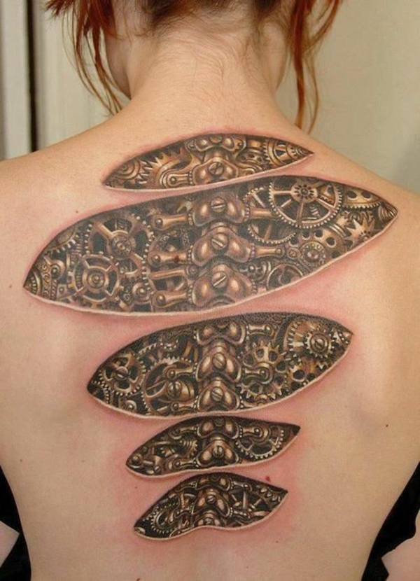 tatouage biomécanique retour