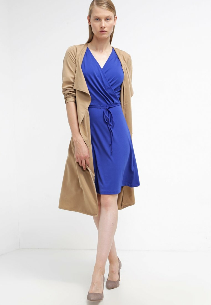 mėlyna suknelė spalvos dizainas mėlynos suknelės dessin pavasario elegantiškas